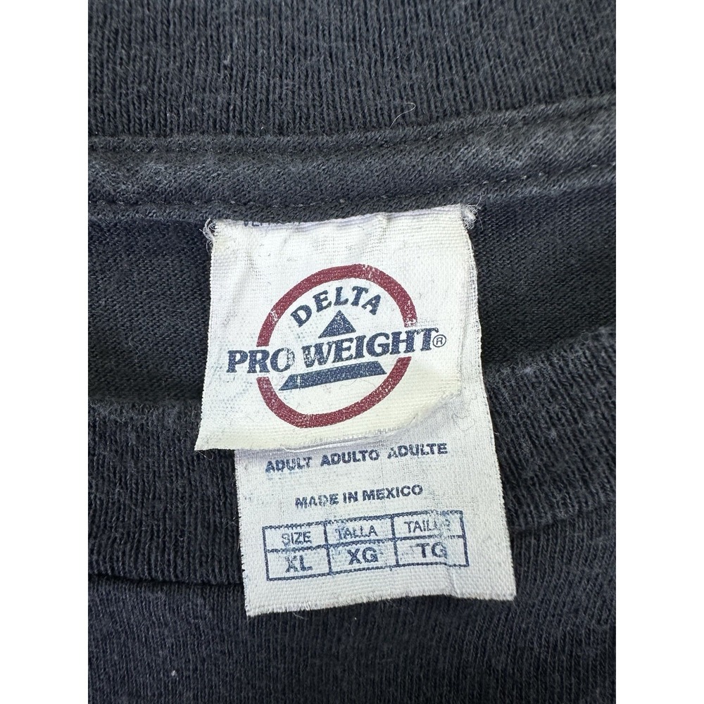 Biketoberfest Shirt‎ XL Black 2010 Daytona Beach Faded Sleeve Logo ProWeight - Picture 6 of 7